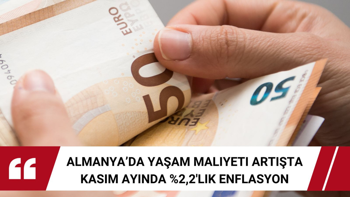Almanya’da Yaşam Maliyeti Artışta: Kasım Ayında %2,2'lik Enflasyon