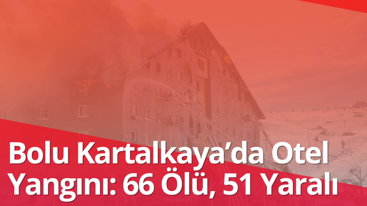 Bolu Kartalkaya’da Otel Yangını: 66 Ölü, 51 Yaralı