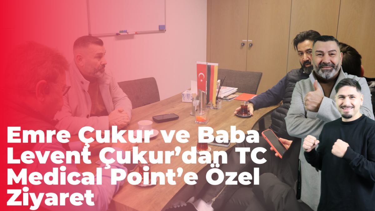 Emre Çukur ve Baba Levent Çukur’dan TC Medical Point’e Özel Ziyaret